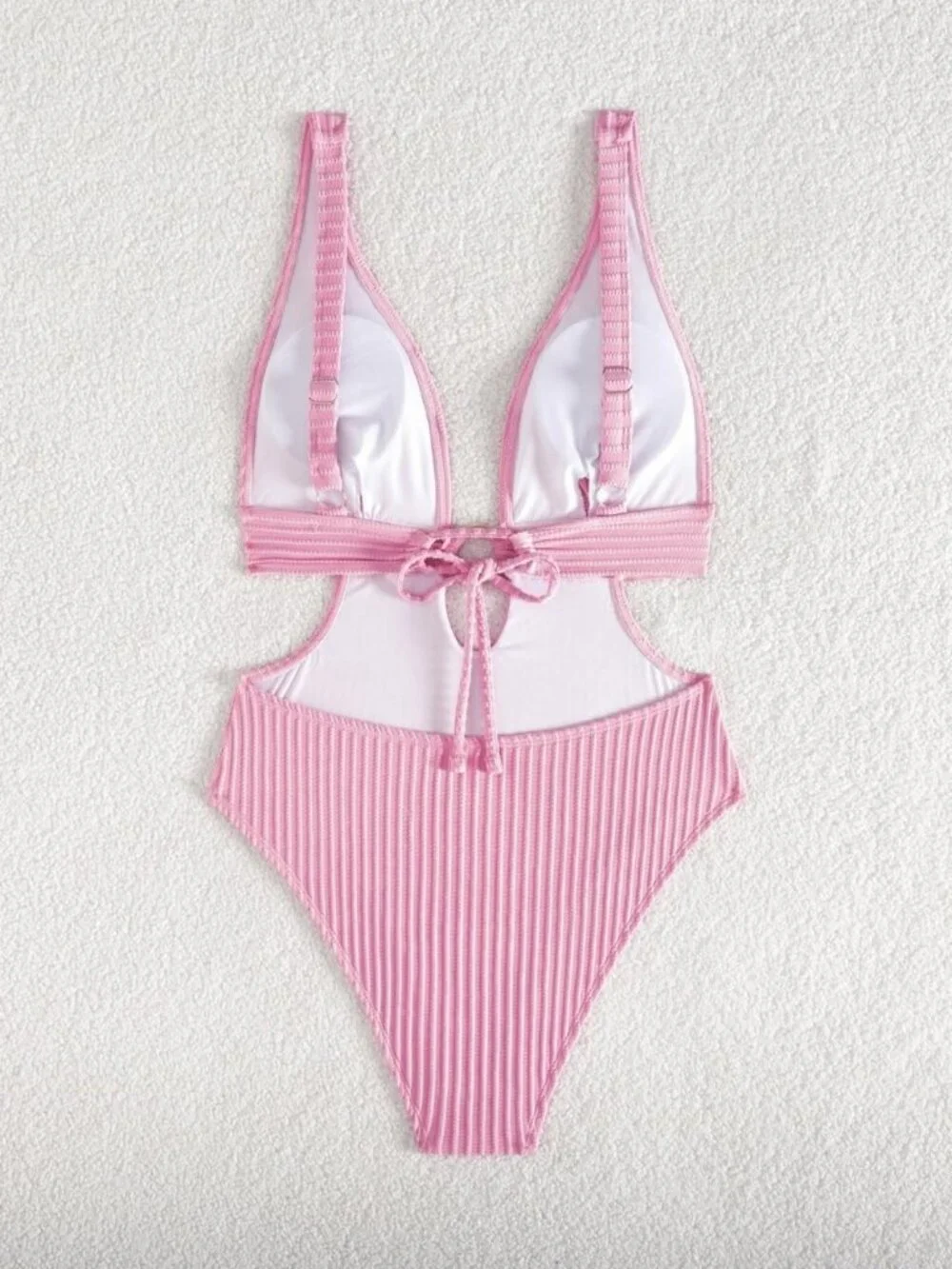 Sexy High Cut Cheeky One Piece Swimsuit | Plunge V Neck Monokini for Beach